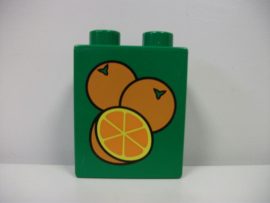 Lego Duplo képeskocka - narancs 