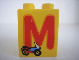 Lego Duplo képeskocka - betű