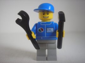 Lego City figura - Szerelő Octan 5489 (oct063)