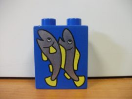 Lego Duplo képeskocka - hal (karcos)