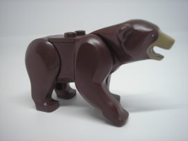 Lego City állat - barna medve 4438,4440 készletből