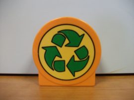 Lego Duplo képeskocka - újrahasznosítás (karcos)