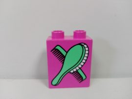 Lego Duplo képeskocka - fésű 