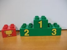 Lego Duplo képeskocka - dobogó, kupa