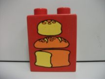 Lego Duplo képeskocka - kenyér (karcos)