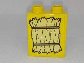 Lego Duplo Képeskocka - szalma (matricás)
