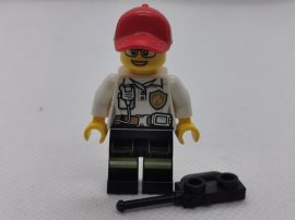 Lego City figura - Tűzoltó Lány (cty0970)