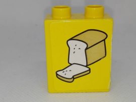 Lego Duplo Képeskocka - Kenyér (matricás)