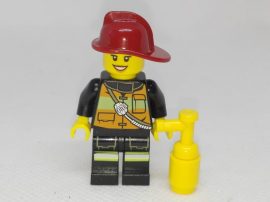 Lego City figura - Tűzoltó Nő (cty434)