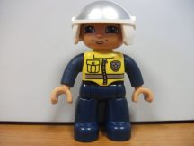 Lego Duplo ember - pilóta, rendőr (sisakja kicsit karcos)