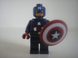 Lego figura Super Heroes - Captain America 6865 (sh014) RITKASÁG