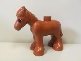 Lego Duplo ló vöröses barna (kicsi) 