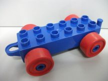   Lego Duplo Utánfutó alap akasztós kék-piros (pici repedés)
