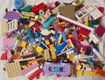  0,5 kg ömlesztett VEGYES, kilós vegyes lego csomag FRIENDS, LÁNYOS (8) 