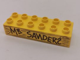 Lego Duplo képeskocka - mr sanders - Micimackó (karcos)