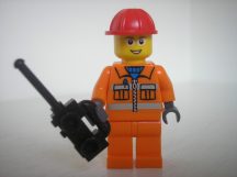 Lego Town City figura - Építőmunkás (cty246)
