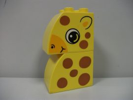 Lego Duplo képeskocka - zsiráf elem