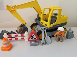 Lego Duplo - Ásógép 4986 markoló  munkagép
