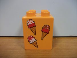 Lego Duplo képeskocka -  fagyi