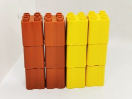 Lego Duplo Kocka, pálma törzs, fa törzs csomag