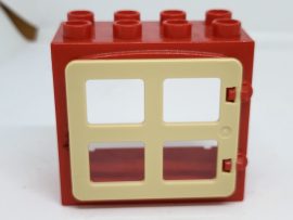  Lego Duplo ablak (drapp keret)