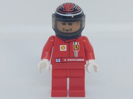 Lego Racers figura - F1 Ferrari - K. Raikkonen, autóversenyző (042s)