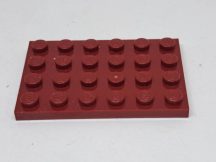 Lego Alaplap 4*6 (bordó)