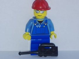 Lego City figura - Munkás (cty029) 