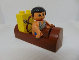 Lego Duplo Ősember csónakkal