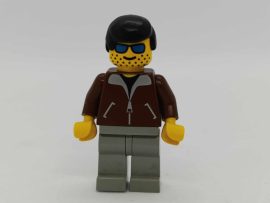 Lego Town figura - Jacket Brown (jbr009) 