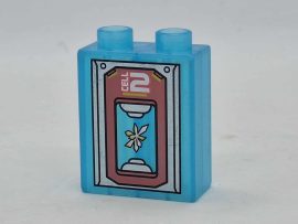 Lego Duplo képeskocka -  Buzz Lightyear, átlátszó csillogós