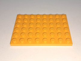 Lego Alaplap 6*8 régi (narancs)