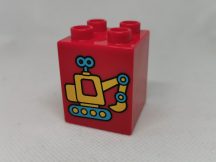 Lego Duplo Képeskocka - Lánctalpas  (karcos)
