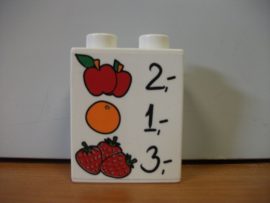 Lego Duplo képeskocka - gyümölcs