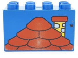 Lego Duplo képeskocka - tető (karcos)