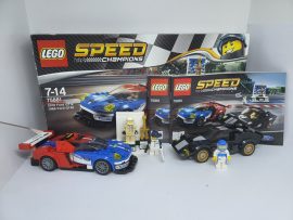 LEGO Speed Champions - 2016 Ford GT & 1966 Ford GT40 (75881) (doboz+katalógus) (kicsi hiány)