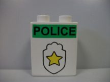 Lego Duplo képeskocka - police, rendőrség 