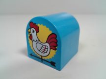 Lego Duplo képeskocka - kakas (karcos)