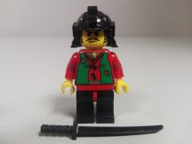 Lego figura Ninja - Robber fekete karddal (cas053)