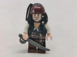 Lego  Pirates of the Caribbean figura - Jack Sparrow Kapitány (poc001)