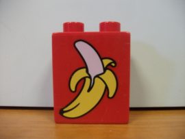 Lego Duplo képeskocka - banán (karcos)
