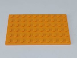 Lego Alaplap 6*10 (közép narancs)