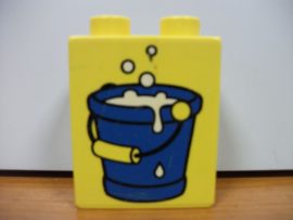 Lego Duplo képeskocka - vödör 