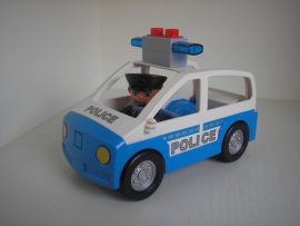 Lego Duplo rendőrautó hangos szirénával