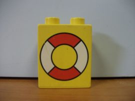 Lego Duplo képeskocka - mentőöv 