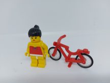 Lego Town Figura - Lány biciklivel (par009) 