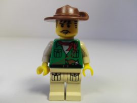Lego Adventures figura - Johnny Thunder 7410, 7418, 7422 (adv024)