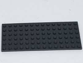Lego Alaplap 6*14 (fekete)