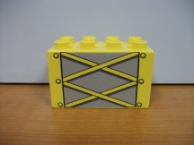 Lego Duplo képeskocka - daru elem (karcos)