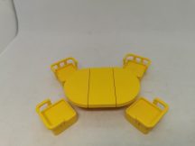 Lego Duplo asztal 4 db fotellel